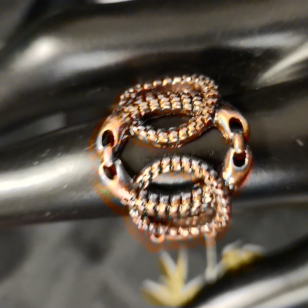Copper Color Link Ring - 224